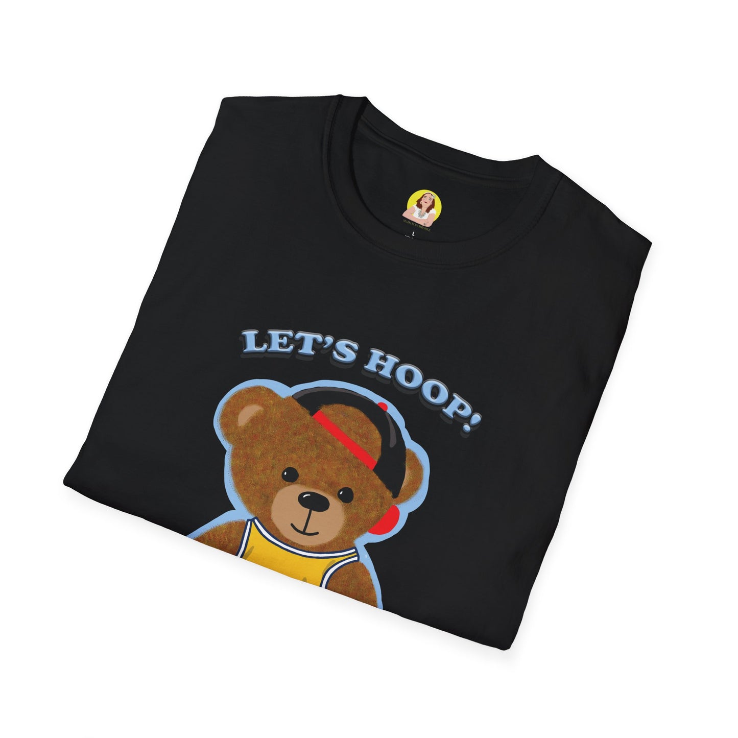Basketball Teddy Bear T-Shirt, Cute Unisex Tee, Sporty Gift Idea, Fun Playful Apparel, Birthday, Holiday, Casual Wear