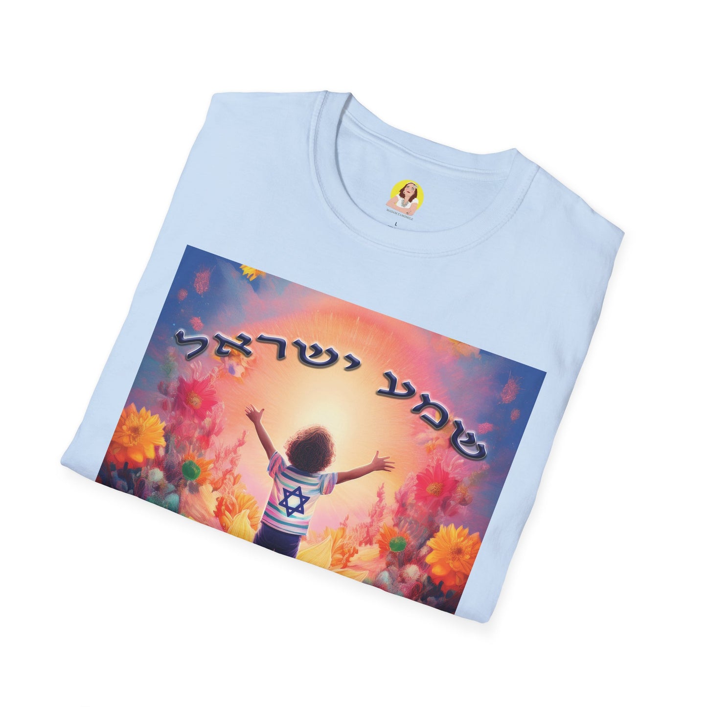 Vibrant Floral Inspirational T-Shirt, Unisex Softstyle Tee, Motivational Gift, Spiritual Apparel, Perfect for Celebrations