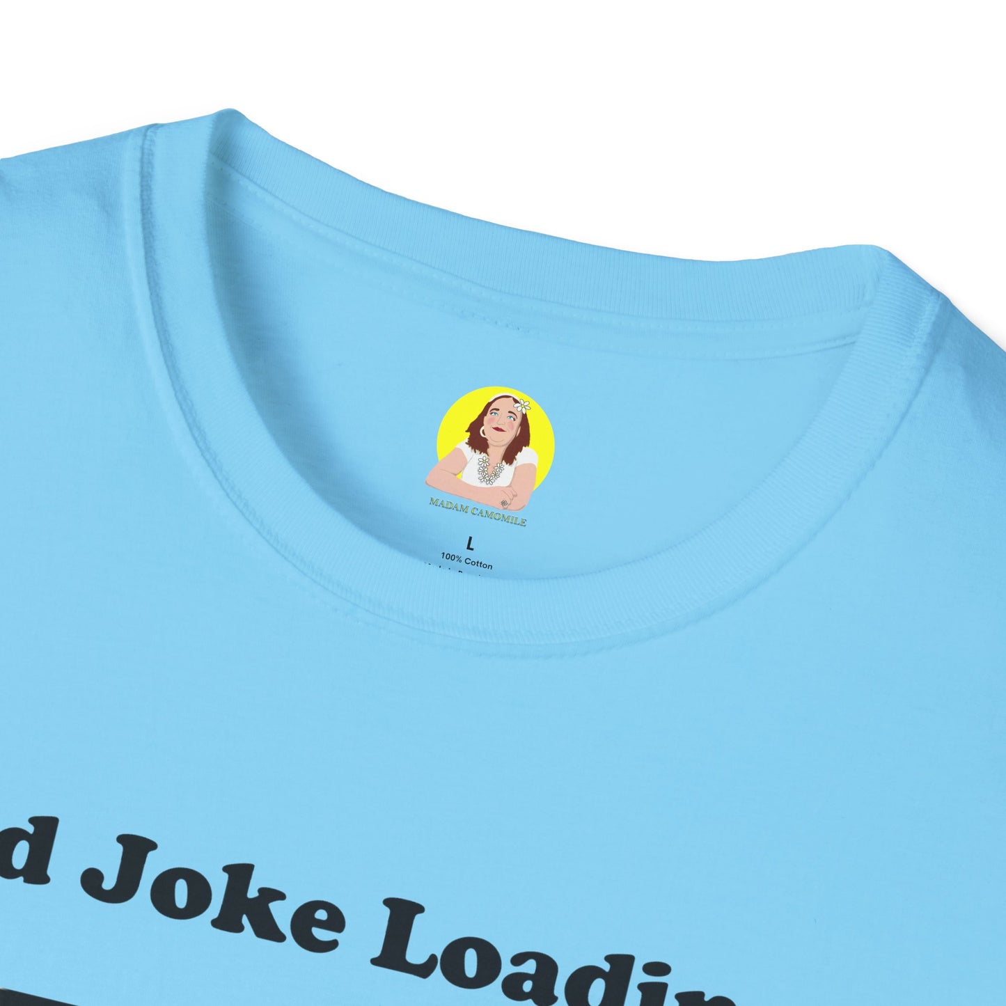 Dad Joke Loading Unisex Softstyle T-Shirt, Funny Gift for Dads, Father's Day Tee, Humor Apparel, Casual Wear