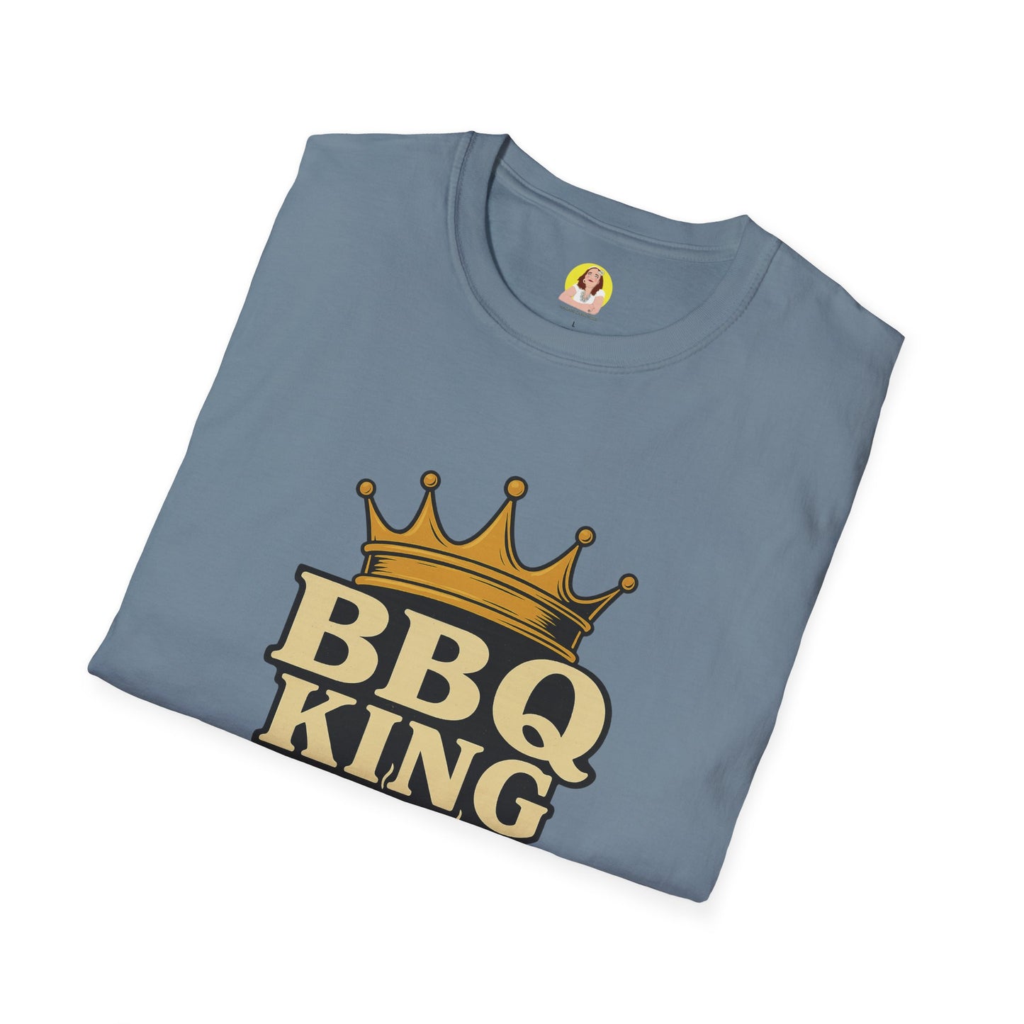 BBQ King T-Shirt - Unisex Softstyle Tee, Perfect for Grilling Season, Father's Day Gift, Backyard BBQs, Cookouts, Summer Fun