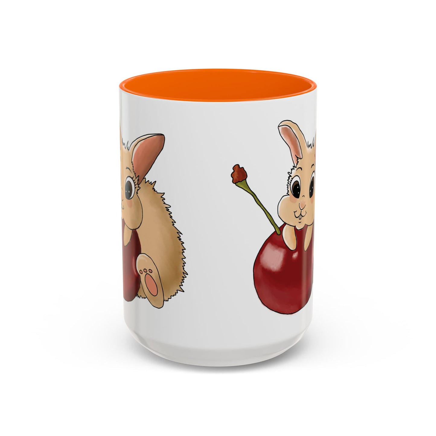 Adorable Bunny Accent Coffee Mug - Cute Animal Design for Kids and Adults