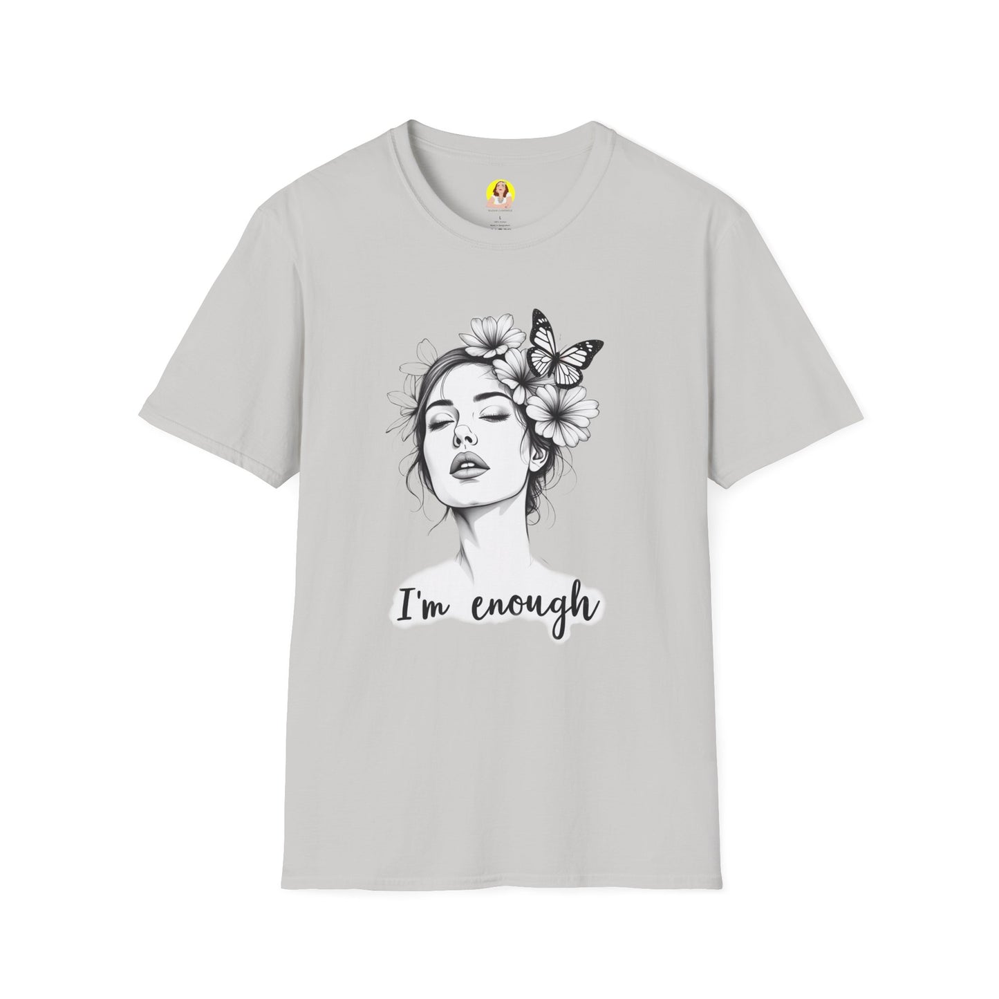 Empowering Floral T-Shirt, Inspirational Shirt, Self-Love Apparel, Gift for Her, Motivational Quote Tee