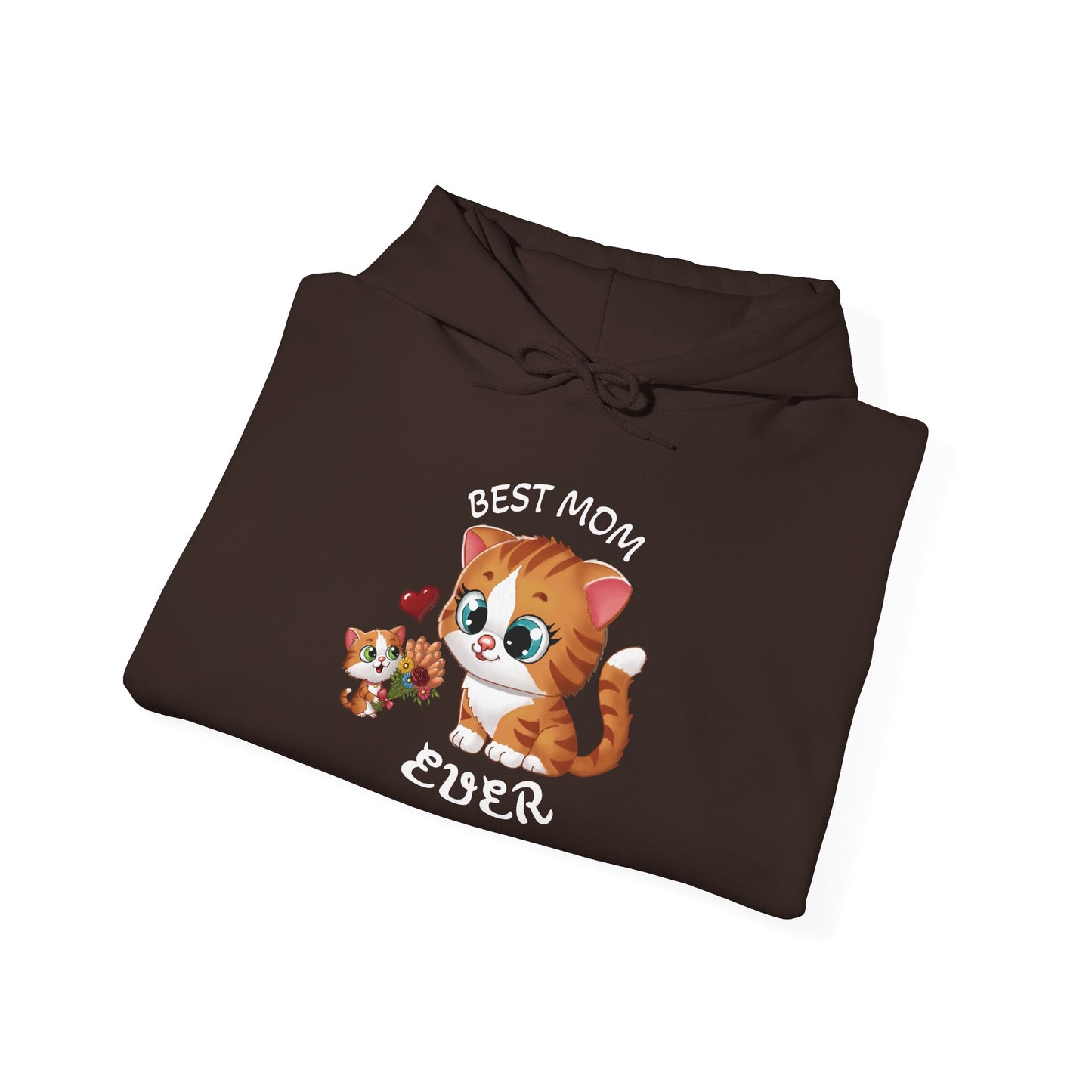 Best Mom Ever Cat Hooded Sweatshirt