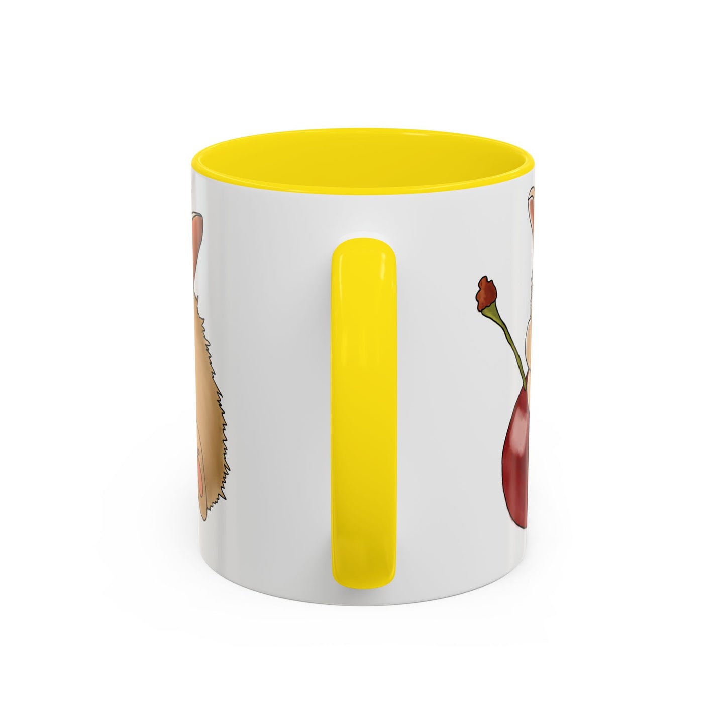 Adorable Bunny Accent Coffee Mug - Cute Animal Design for Kids and Adults
