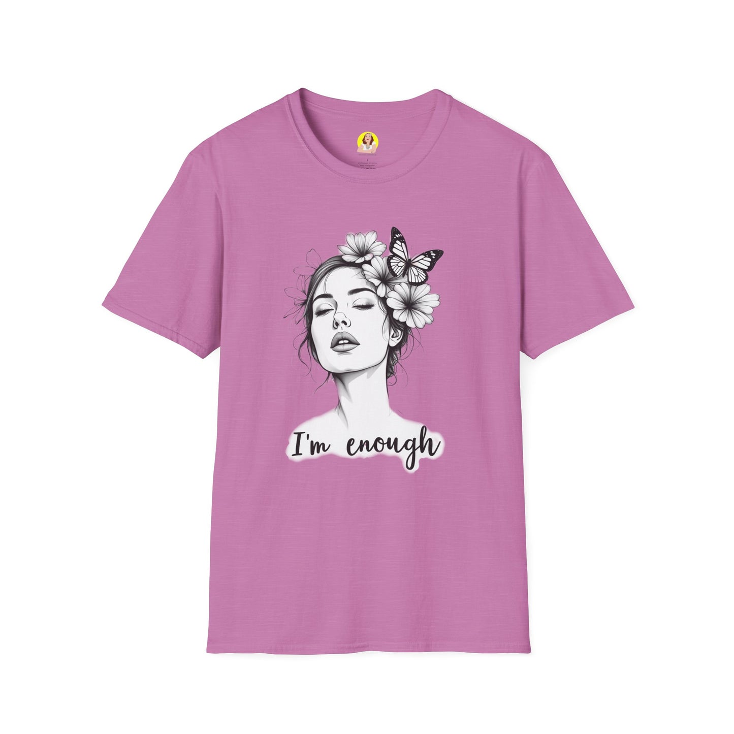 Empowering Floral T-Shirt, Inspirational Shirt, Self-Love Apparel, Gift for Her, Motivational Quote Tee