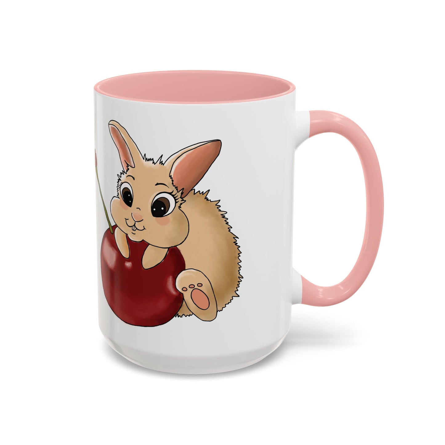 Adorable Bunny Accent Coffee Mug - Cute Animal Design for Kids and Adults
