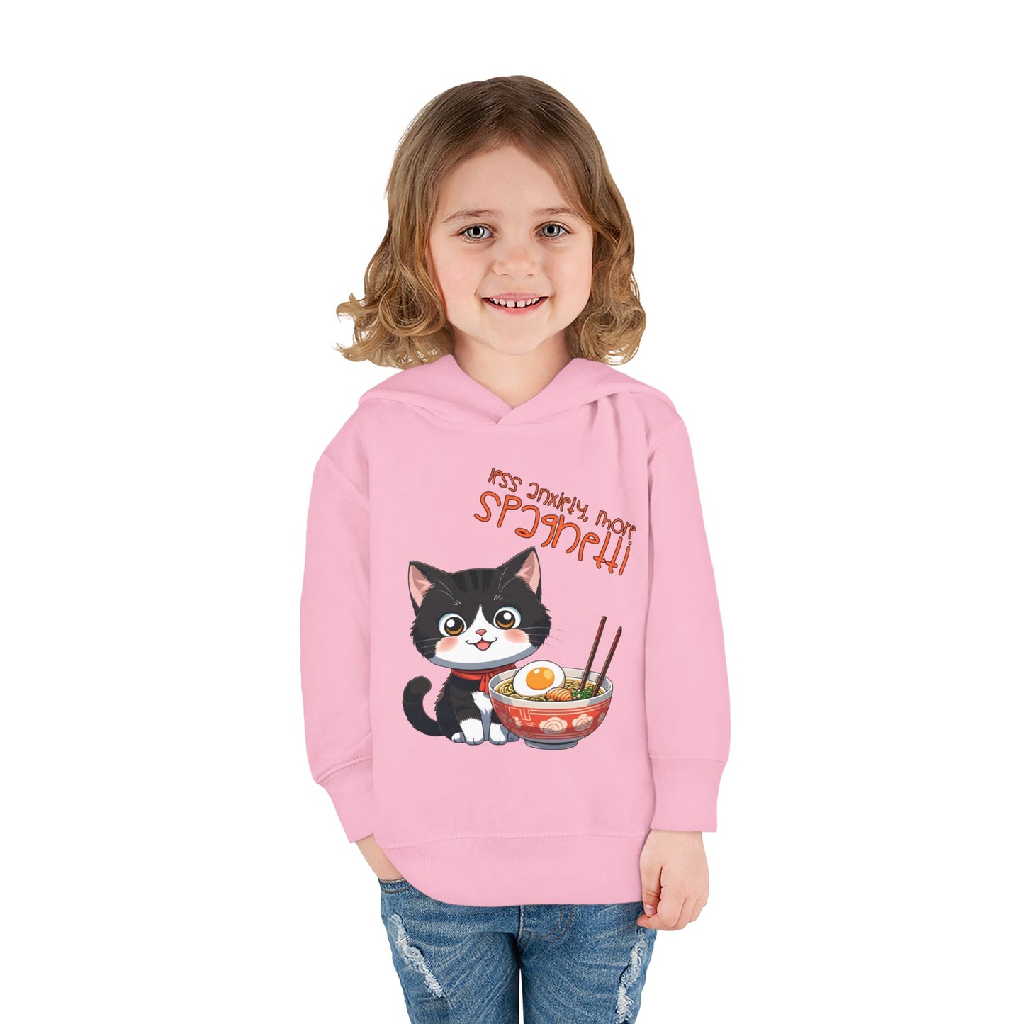 Cute Cat Toddler Hoodie, Adorable Fleece Pullover, Kids Gift, Cozy Winter Wear, Funny Animal Apparel, Cat Lover Hoodie, Cute Toddler Outfits