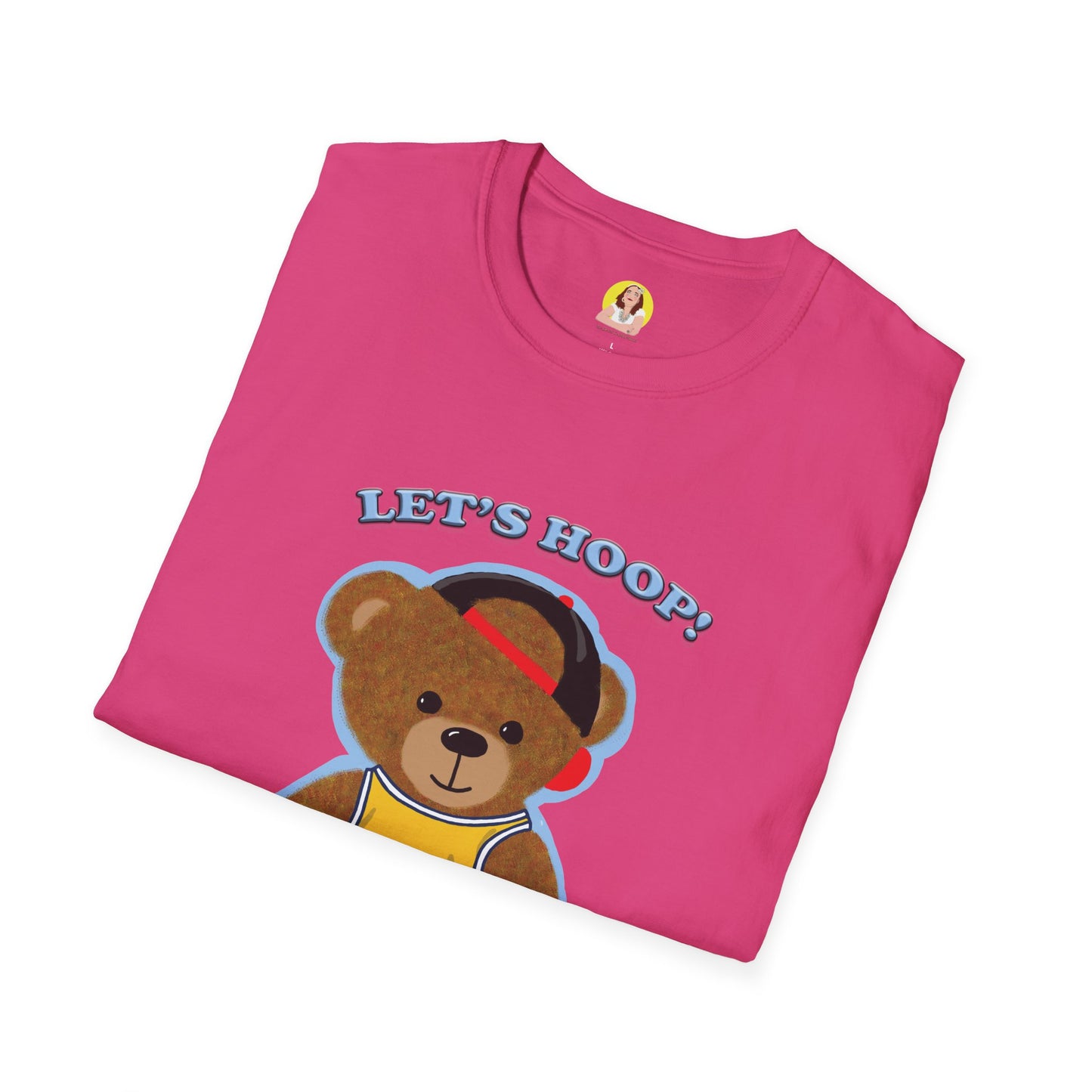 Basketball Teddy Bear T-Shirt, Cute Unisex Tee, Sporty Gift Idea, Fun Playful Apparel, Birthday, Holiday, Casual Wear