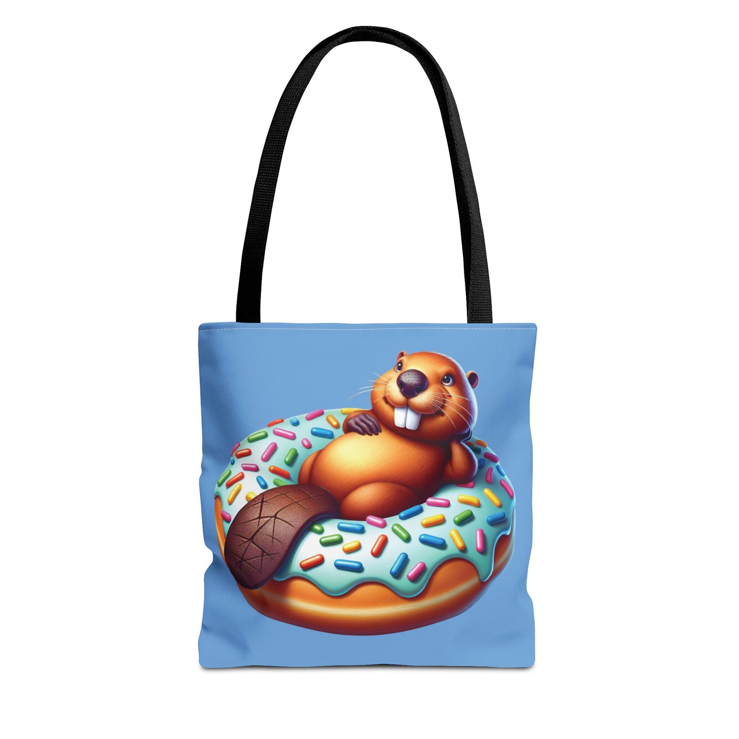 Tote Bag - Beaver Donut Design