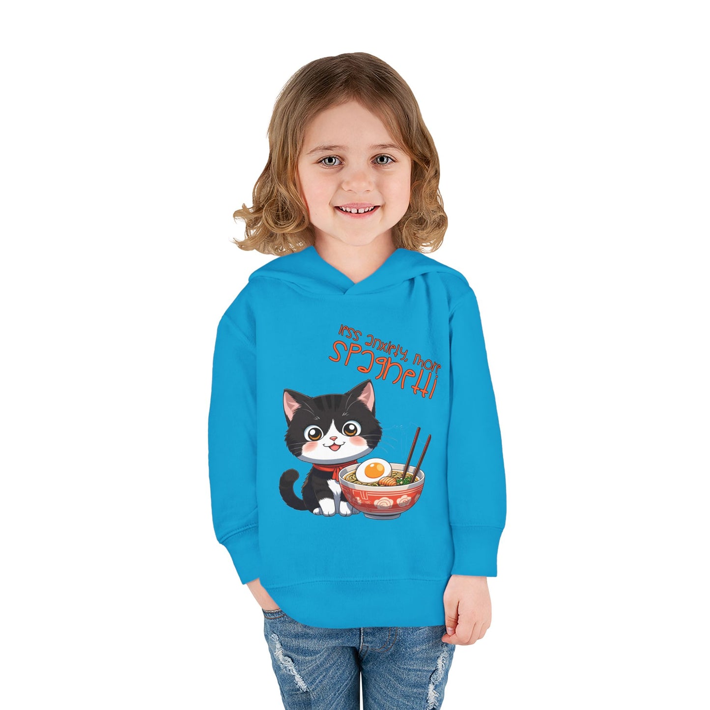 Cute Cat Toddler Hoodie, Adorable Fleece Pullover, Kids Gift, Cozy Winter Wear, Funny Animal Apparel, Cat Lover Hoodie, Cute Toddler Outfits