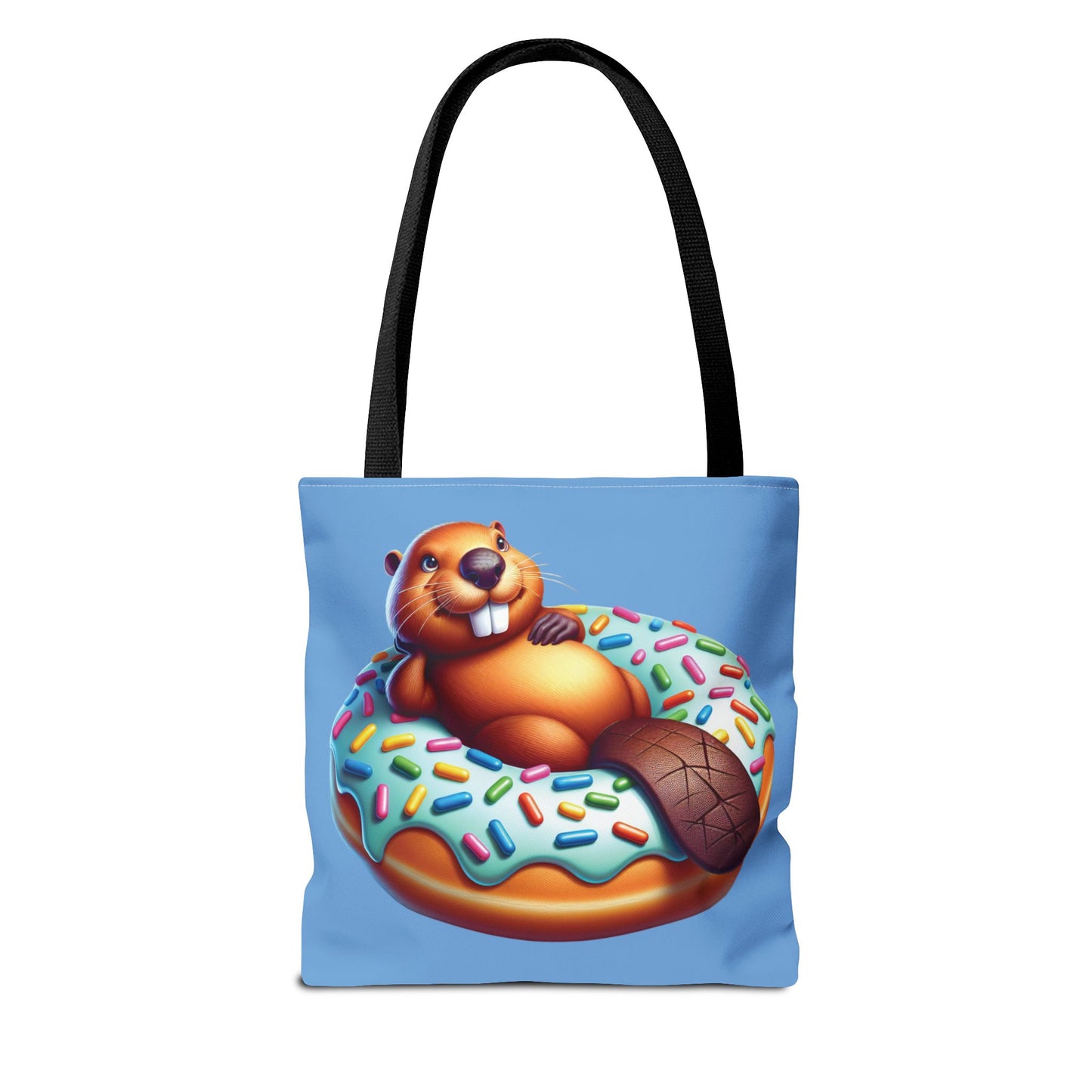 Tote Bag - Beaver Donut Design