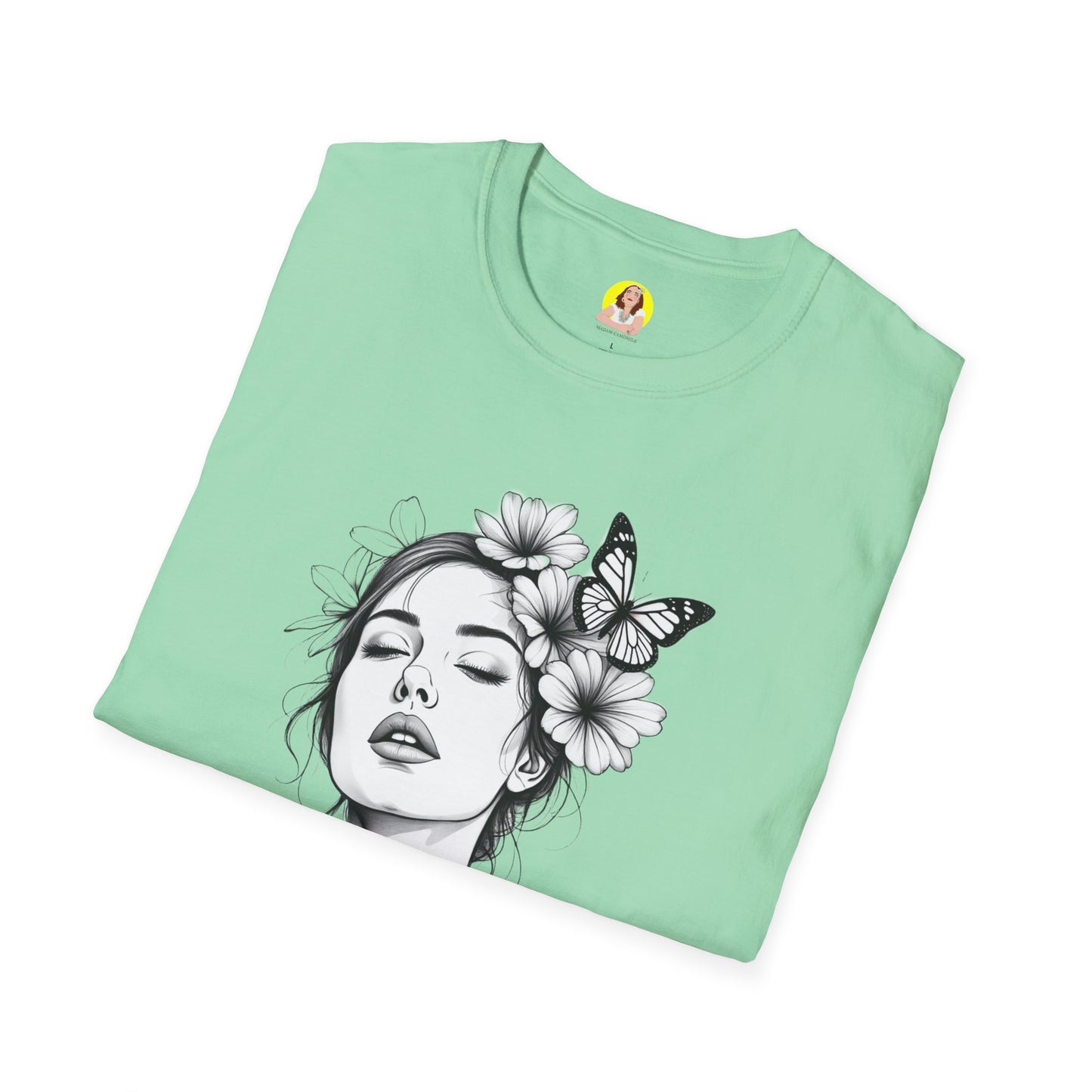 Empowering Floral T-Shirt, Inspirational Shirt, Self-Love Apparel, Gift for Her, Motivational Quote Tee