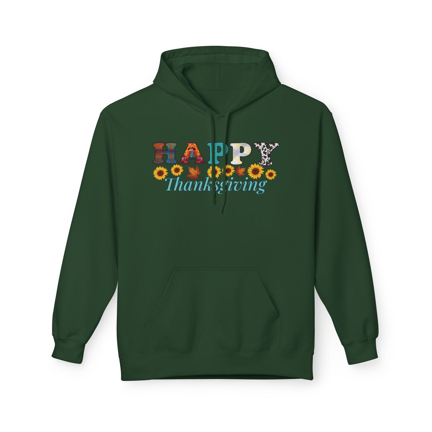 Thanksgiving Hoodie, Happy Thanksgiving Fleece, Cozy Fall Sweatshirt, Autumn Apparel, Thanksgiving Gift Idea