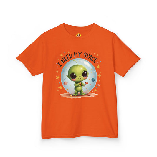 Kids Alien Graphic Tee - I Need My Space, Fun Kids Shirt, Cute Summer Apparel, Gift for Young Explorers, Outer Space Theme