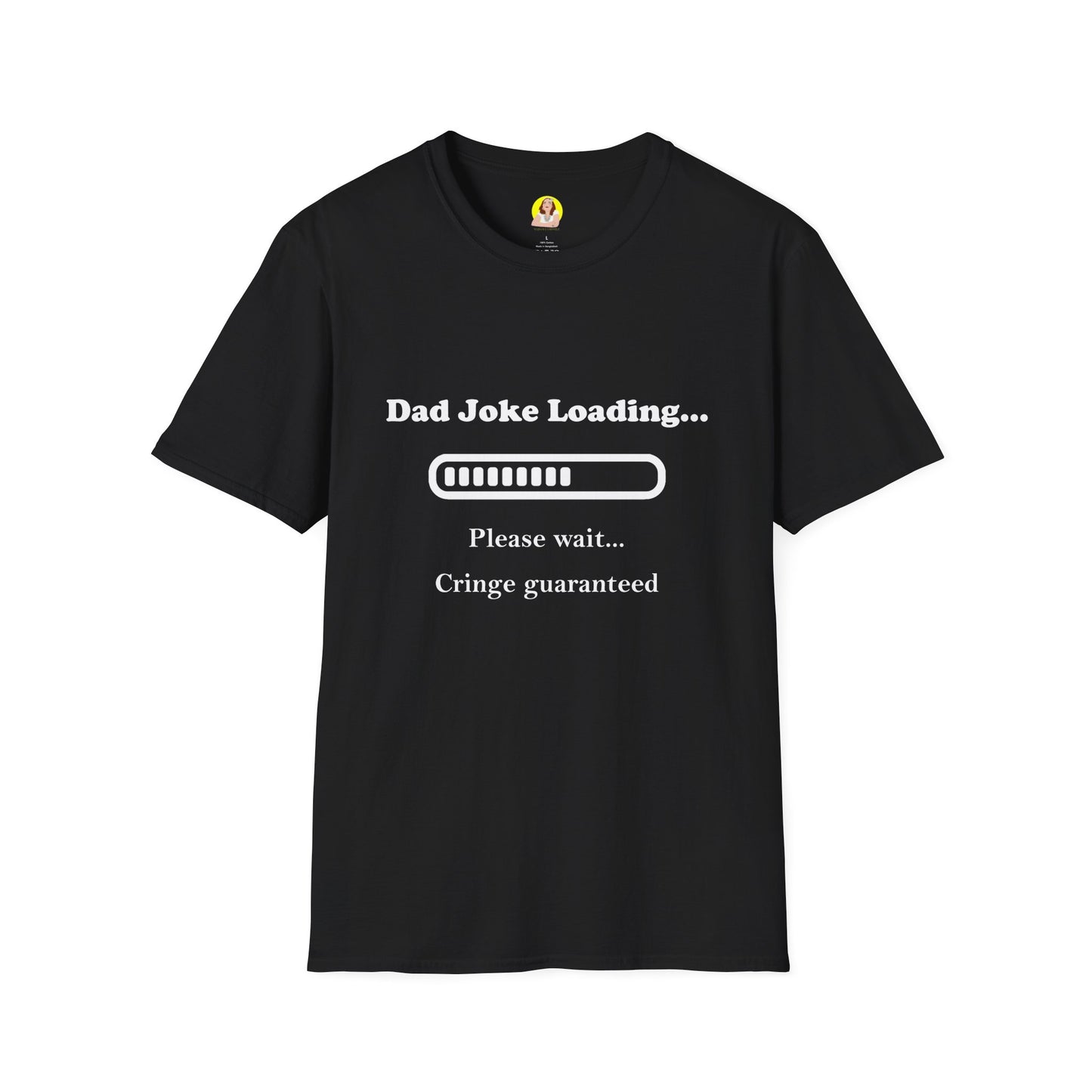 Dad Joke Loading Unisex Softstyle T-Shirt, Funny Gift for Dads, Father's Day Tee, Humor Apparel, Casual Wear