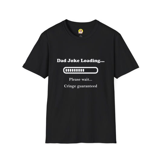 Dad Joke Loading Unisex Softstyle T-Shirt, Funny Gift for Dads, Father's Day Tee, Humor Apparel, Casual Wear