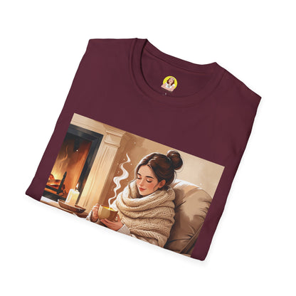 Cozy Peace Unisex T-Shirt - Perfect Gift for Winter, Relaxation, Self-Care Days, Home Decor Lovers, Cozy Vibes