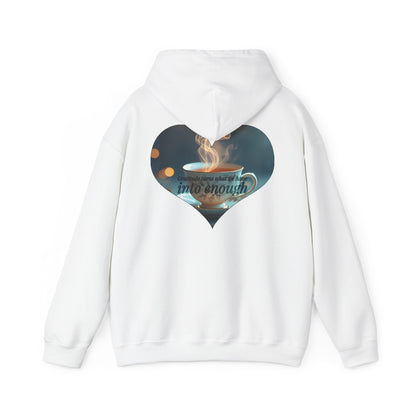 Cozy Inspirational Hoodie: Gratitude Blooms Into Enough, Unisex Sweatshirt, Motivational Gift, Relaxed Style, Perfect for Every Season