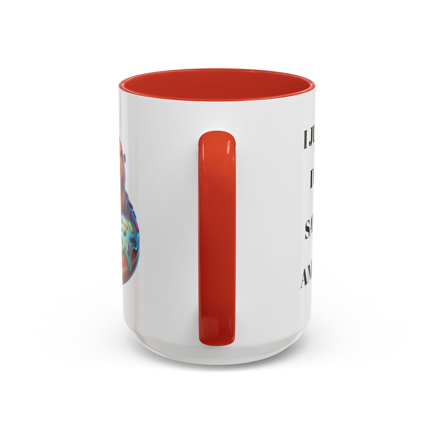 Cute Beaver Donut Coffee Mug - Fun Gift for Animal Lovers