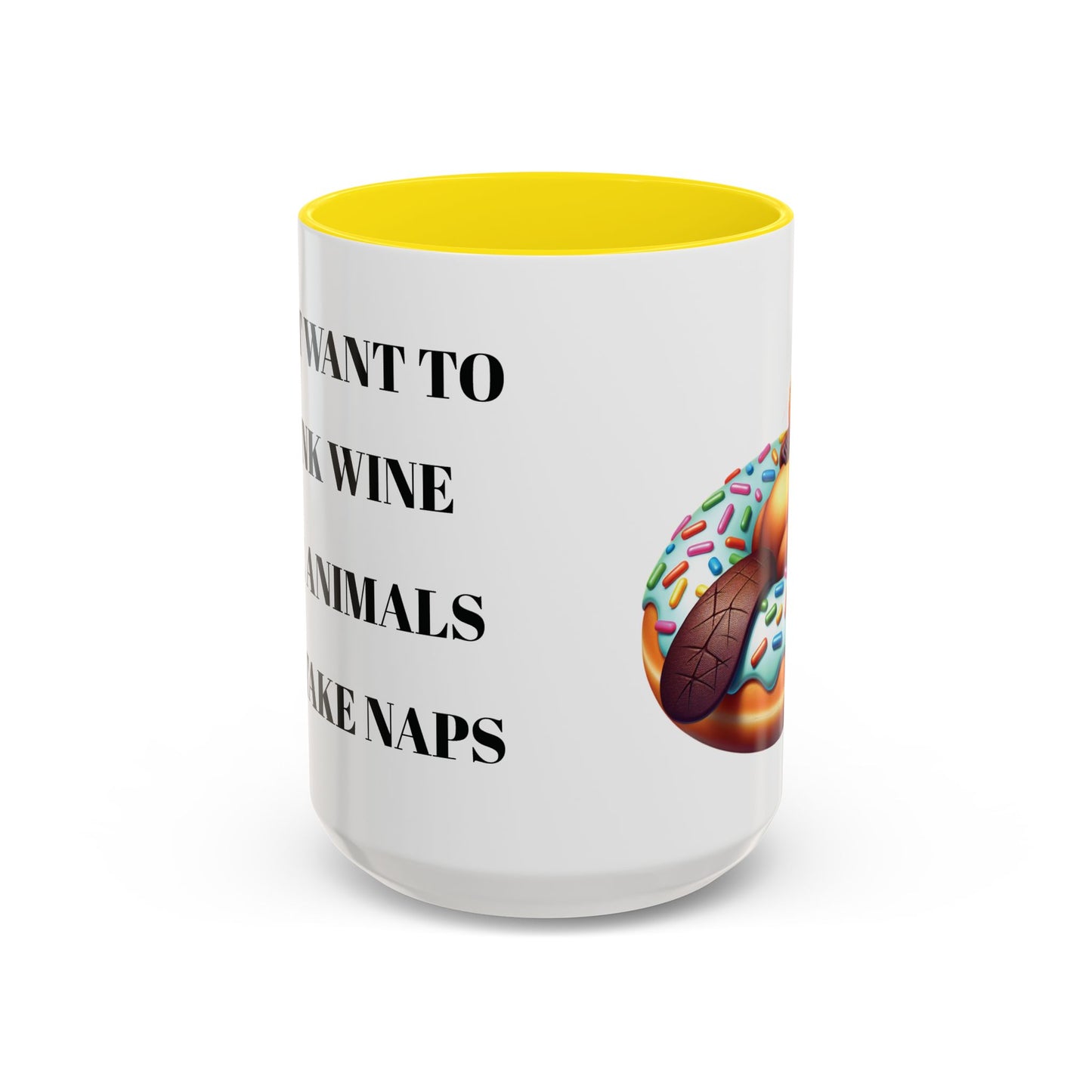 Cute Beaver Donut Coffee Mug - Fun Gift for Animal Lovers