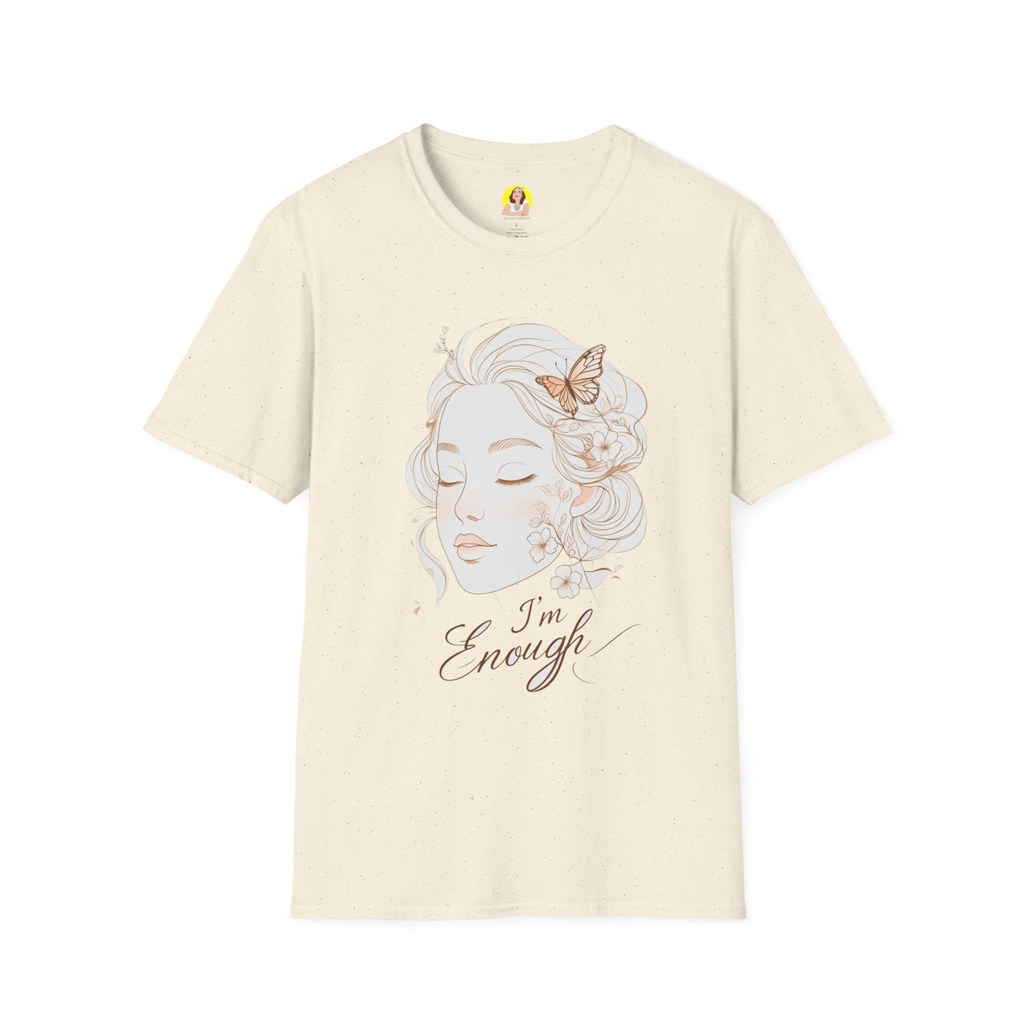 Empowering I'm Enough T-Shirt, Unisex Softstyle Tee, Self-Love Gift, Affirmation Apparel, Everyday Comfort Wear