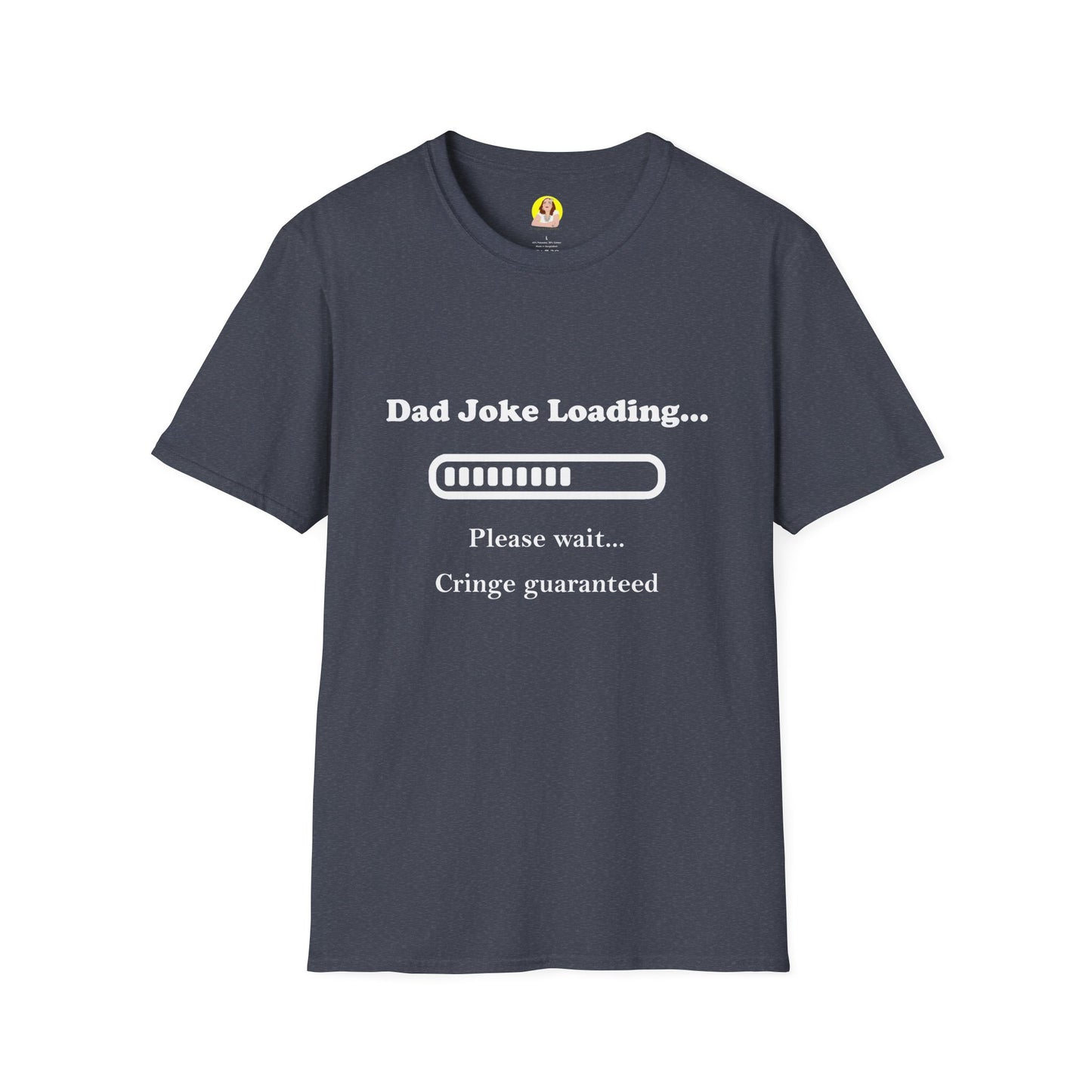 Dad Joke Loading Unisex Softstyle T-Shirt, Funny Gift for Dads, Father's Day Tee, Humor Apparel, Casual Wear