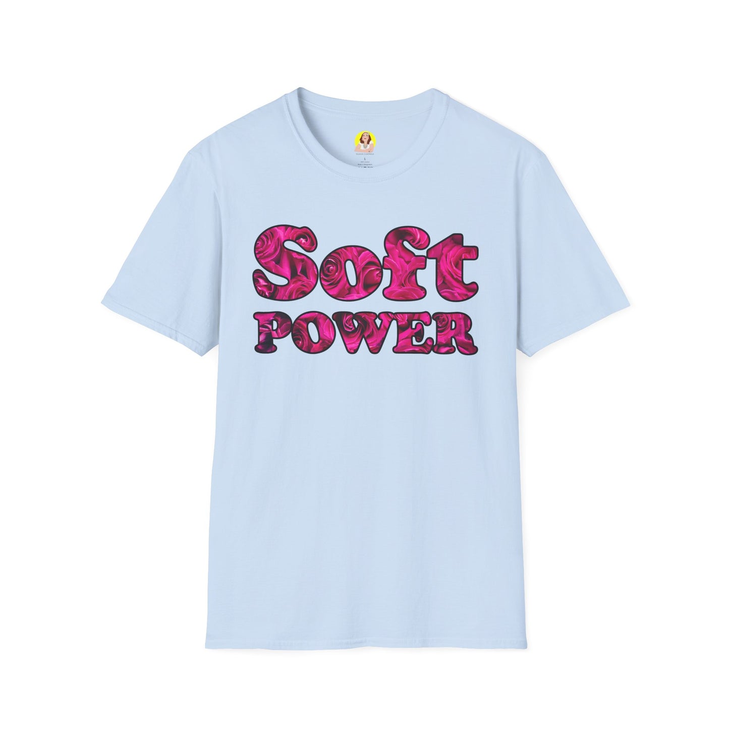 Unisex Softstyle T-Shirt - Soft Power, Casual Tee, Feminist Shirt, Summer Wear, Gift for Her