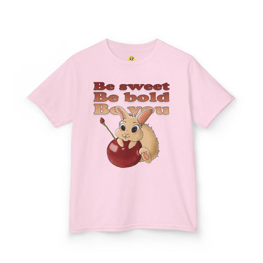 Cute Bunny Kids Tee - Heavy Cotton™ T-Shirt for Spring Celebrations