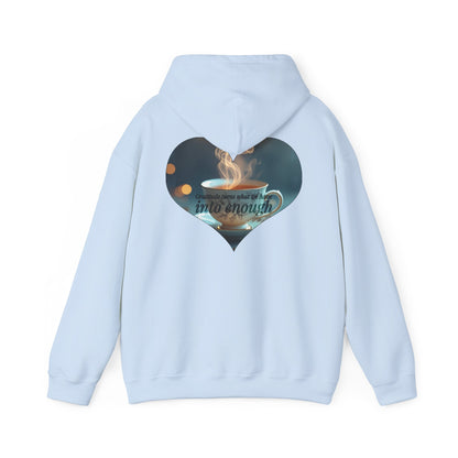 Cozy Inspirational Hoodie: Gratitude Blooms Into Enough, Unisex Sweatshirt, Motivational Gift, Relaxed Style, Perfect for Every Season