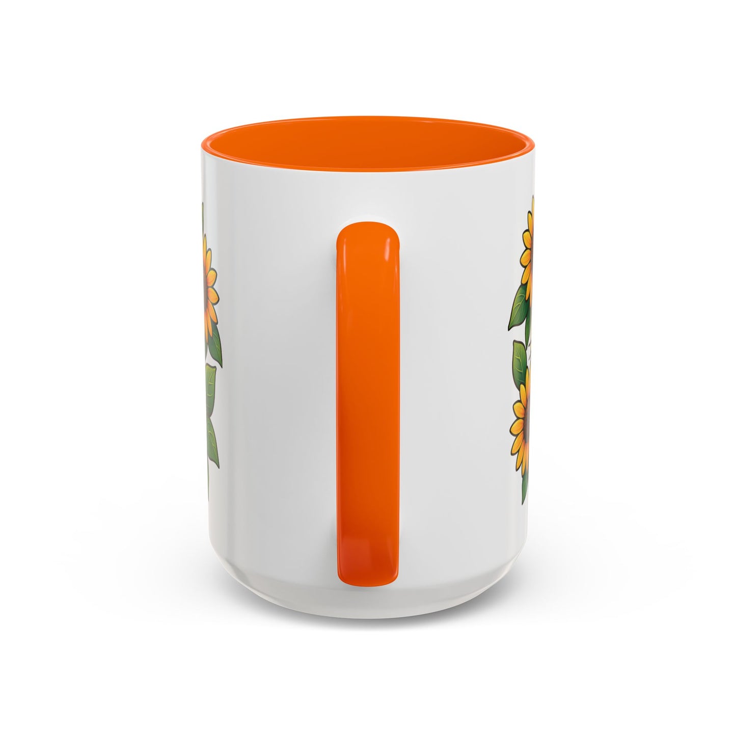 Cute Cat Floral Accent Coffee Mug - Kitty Lover Gift, Tea Cup, Home Decor, Anime Inspired, Coffee Lover Gift