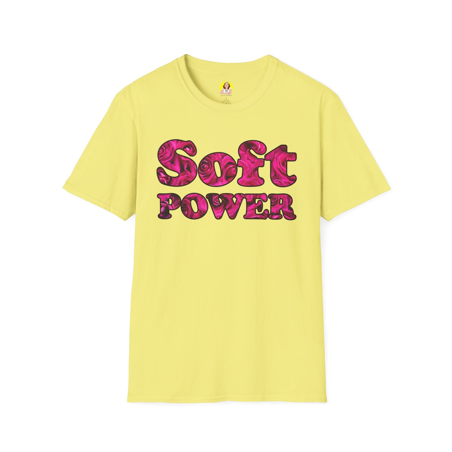 Unisex Softstyle T-Shirt - Soft Power, Casual Tee, Feminist Shirt, Summer Wear, Gift for Her