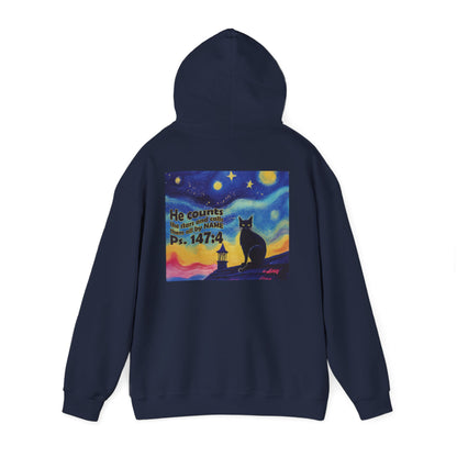 Cozy Cat-Themed Hoodie - Inspirational Quote for Cat Lovers, Ideal for Gifts, Birthdays, and Cozy Nights In, Nature Lounge Wear
