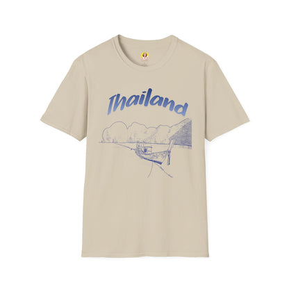 Thailand Adventure Unisex Softstyle T-Shirt - Travel Tee, Summer Vibes, Wanderlust Gift, Casual Wear, Birthday Present
