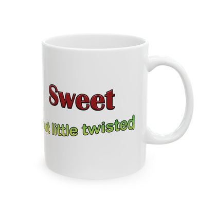 Mug - Cute Bunny with a Cherry Ceramic Mug, 11oz, 15oz