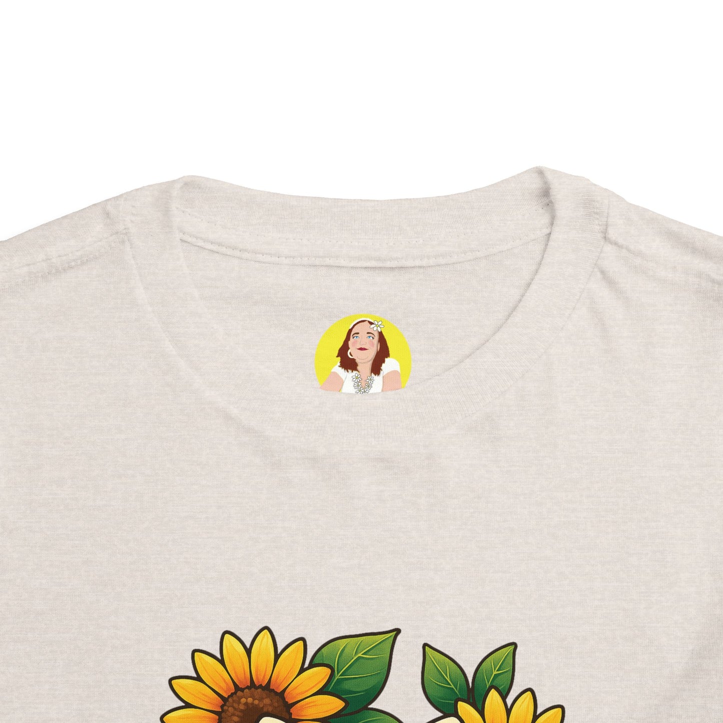 Cute Cat Graphic Toddler Tee, Kids Shirt, Summer Outfit, Gift for Toddlers, Floral Tee, Funny Baby Clothes