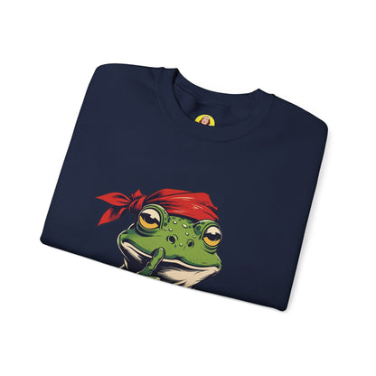 Frog Stop Complaining Sweatshirt, Funny Gift for Frog Lovers, Cozy Unisex Crewneck, Perfect for Relaxing, Gift for Friends