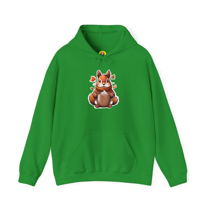Cute Squirrel Hoodie, Cozy Sweatshirt for Animal Lovers, Fall Fashion, Gift for Friends, Cute Casual Wear, Unisex Sweater