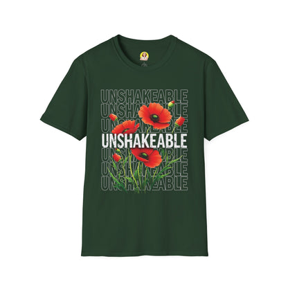 Unshakeable Floral T-Shirt, Motivational Tee, Casual Wear, Gift for Friends, Inspirational Apparel, Summer Fashion