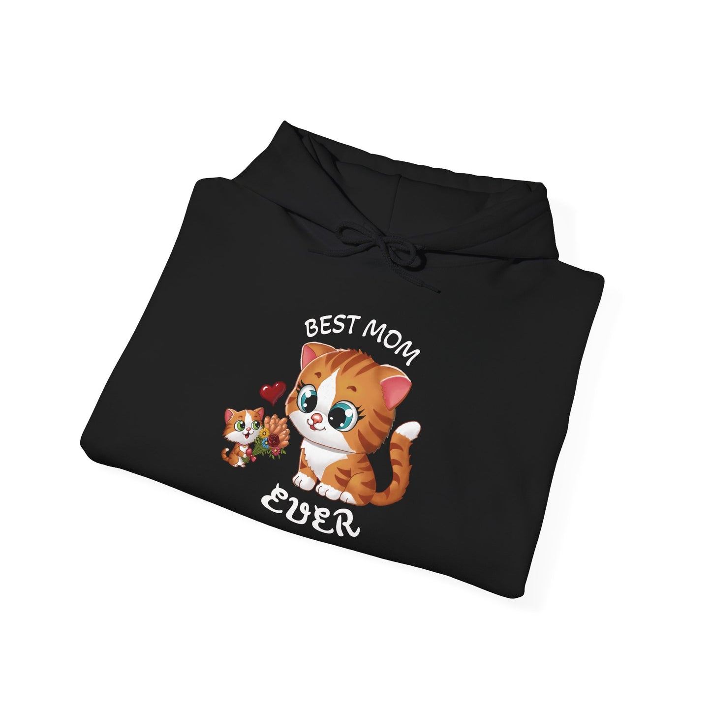 Best Mom Ever Cat Hooded Sweatshirt