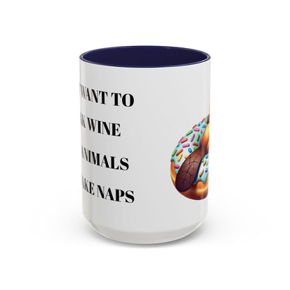 Cute Beaver Donut Coffee Mug - Fun Gift for Animal Lovers