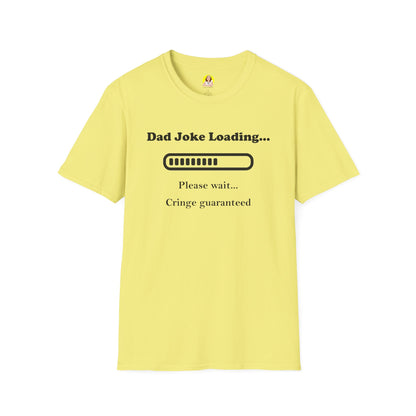 Dad Joke Loading Unisex Softstyle T-Shirt, Funny Gift for Dads, Father's Day Tee, Humor Apparel, Casual Wear