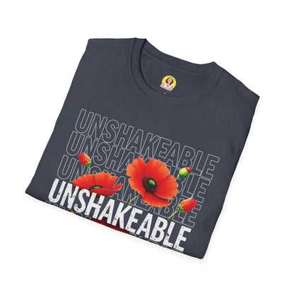 Unshakeable Floral T-Shirt, Motivational Tee, Casual Wear, Gift for Friends, Inspirational Apparel, Summer Fashion