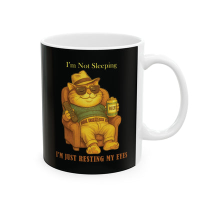 Funny Ceramic Mug with Cute Design, Great Gift for Coffee Lovers, Birthday Present, Holiday Mug, Kitchen Decor
