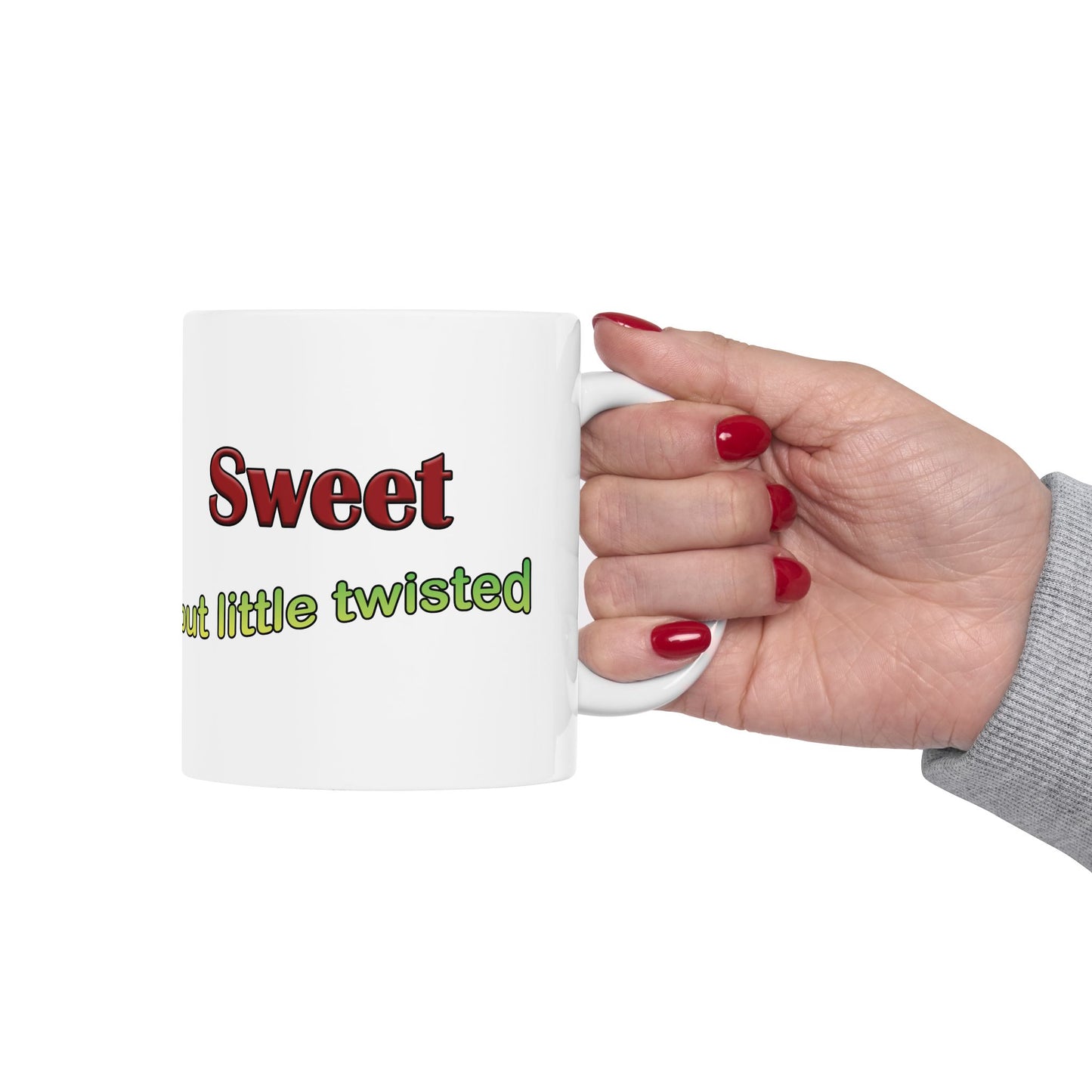 Mug - Cute Bunny with a Cherry Ceramic Mug, 11oz, 15oz