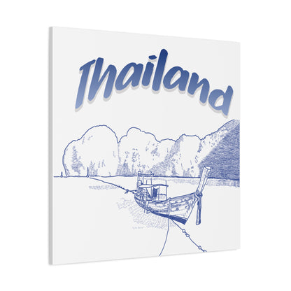 Thailand Matte Canvas Wall Art, Coastal Decor, Travel Wall Art, Home Decoration, Gift for Travelers, Ocean Themed Art