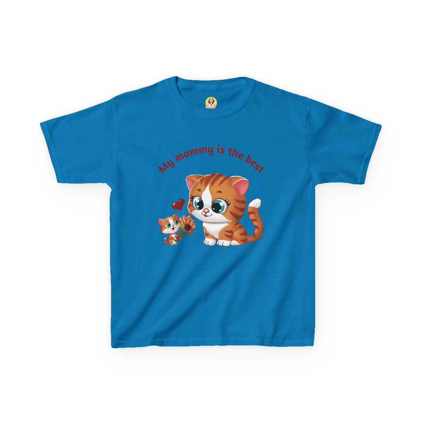 Adorable Kids T-Shirt: 'My Mommy is the Best' Cat Design, Perfect Gift for Mother's Day, Birthday, Everyday Wear, Fun Fashion, Child's Tee