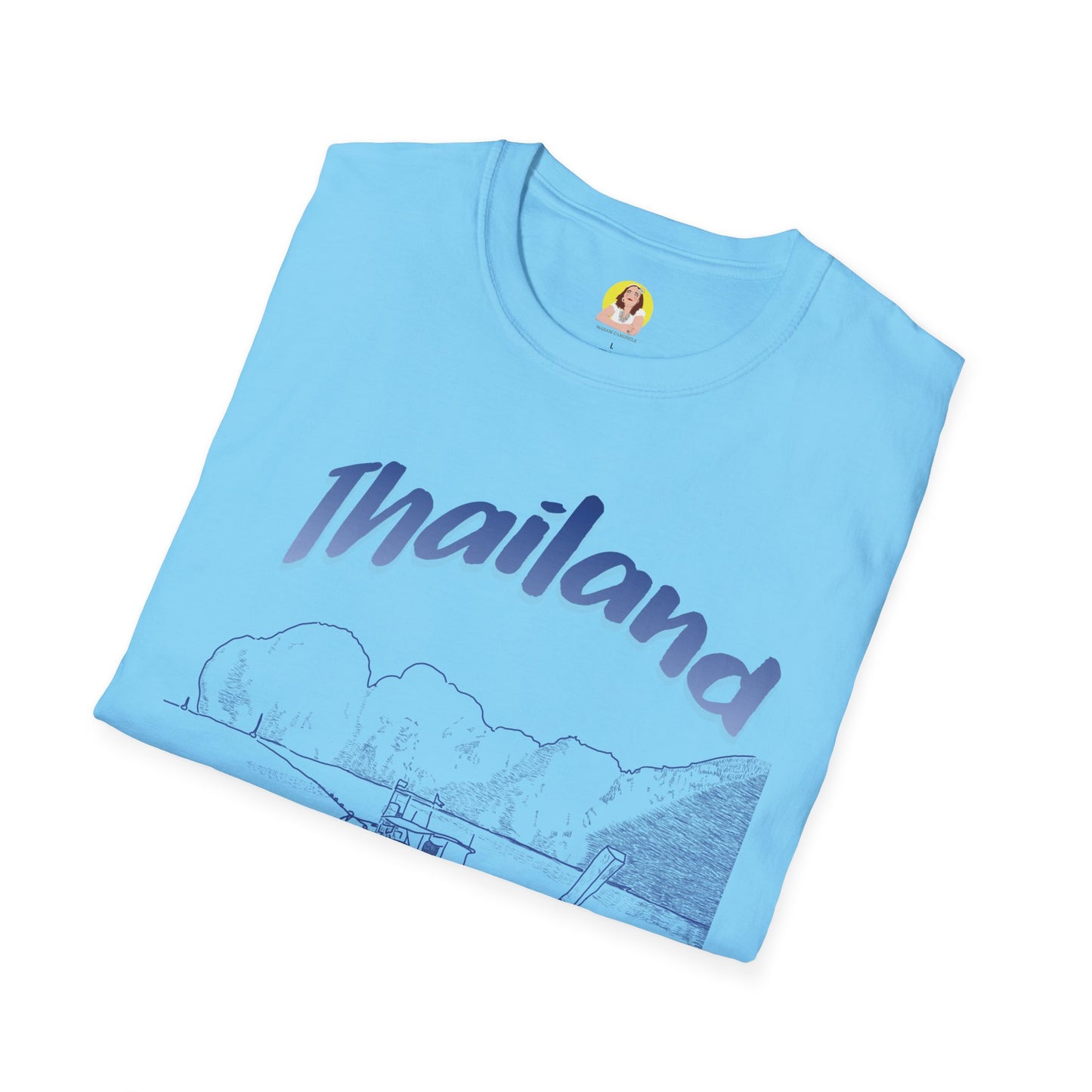 Thailand Adventure Unisex Softstyle T-Shirt - Travel Tee, Summer Vibes, Wanderlust Gift, Casual Wear, Birthday Present