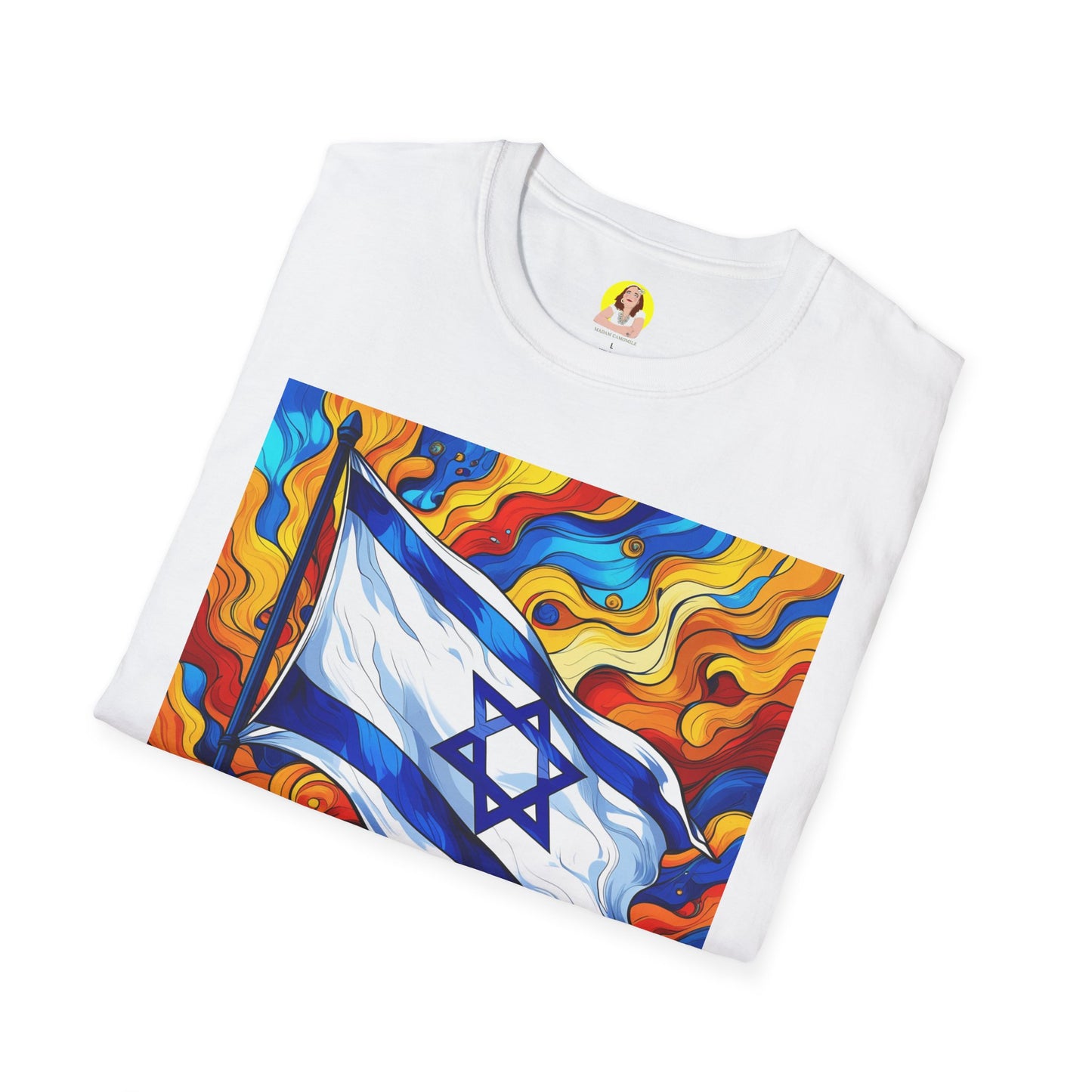 Vibrant Israeli Pride T-Shirt, Colorful Flag Tee, Unisex Casual Wear, Gift for Holidays, Celebration Apparel, Embrace Diversity