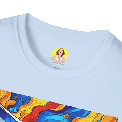 Vibrant Israeli Pride T-Shirt, Colorful Flag Tee, Unisex Casual Wear, Gift for Holidays, Celebration Apparel, Embrace Diversity