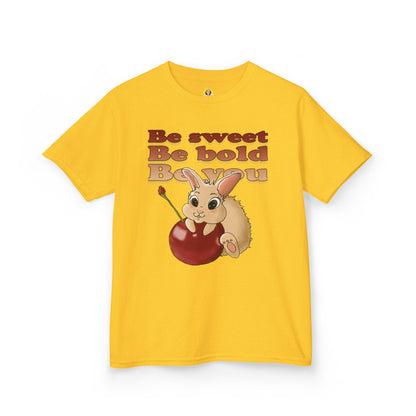 Cute Bunny Kids Tee - Heavy Cotton™ T-Shirt for Spring Celebrations